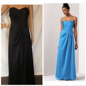 David’s Bridal elegant black dress 6